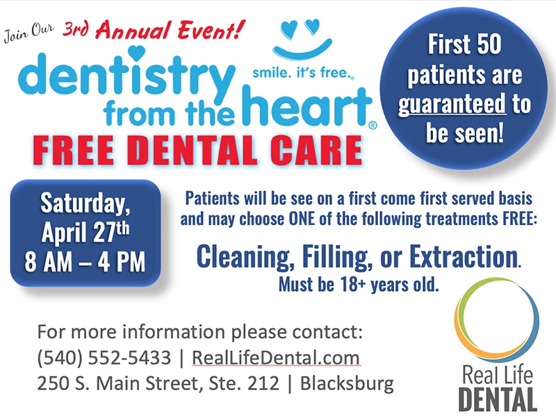 Dentistry from the Heart Dentist in Blacksburg, VA